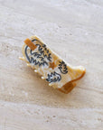 Eco Western Boots Hair Claw Clip: Almond Milk