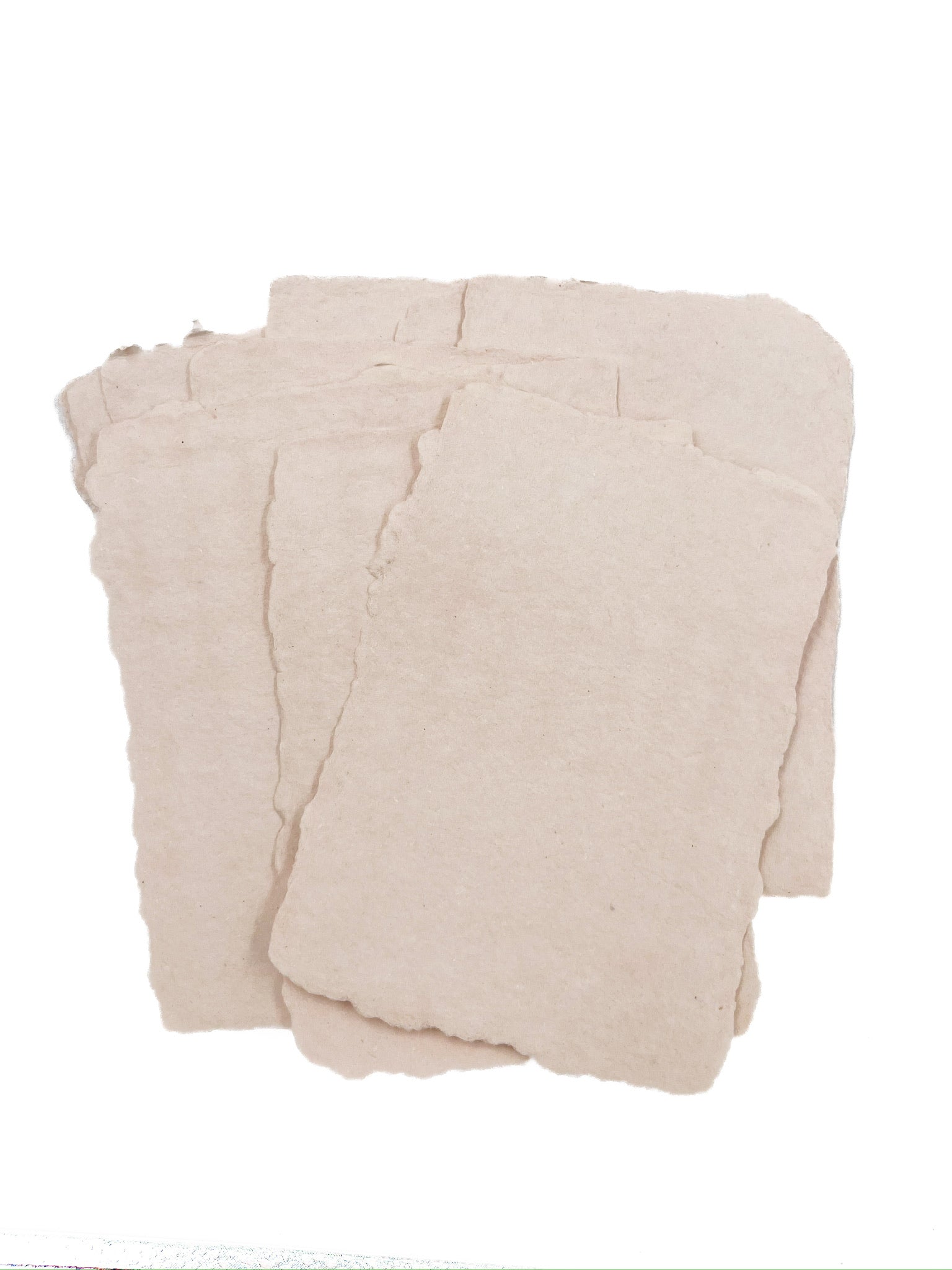 Blush A7 Handmade Paper with Custom Letterpress