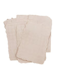 Blush A7 Handmade Paper with Custom Letterpress