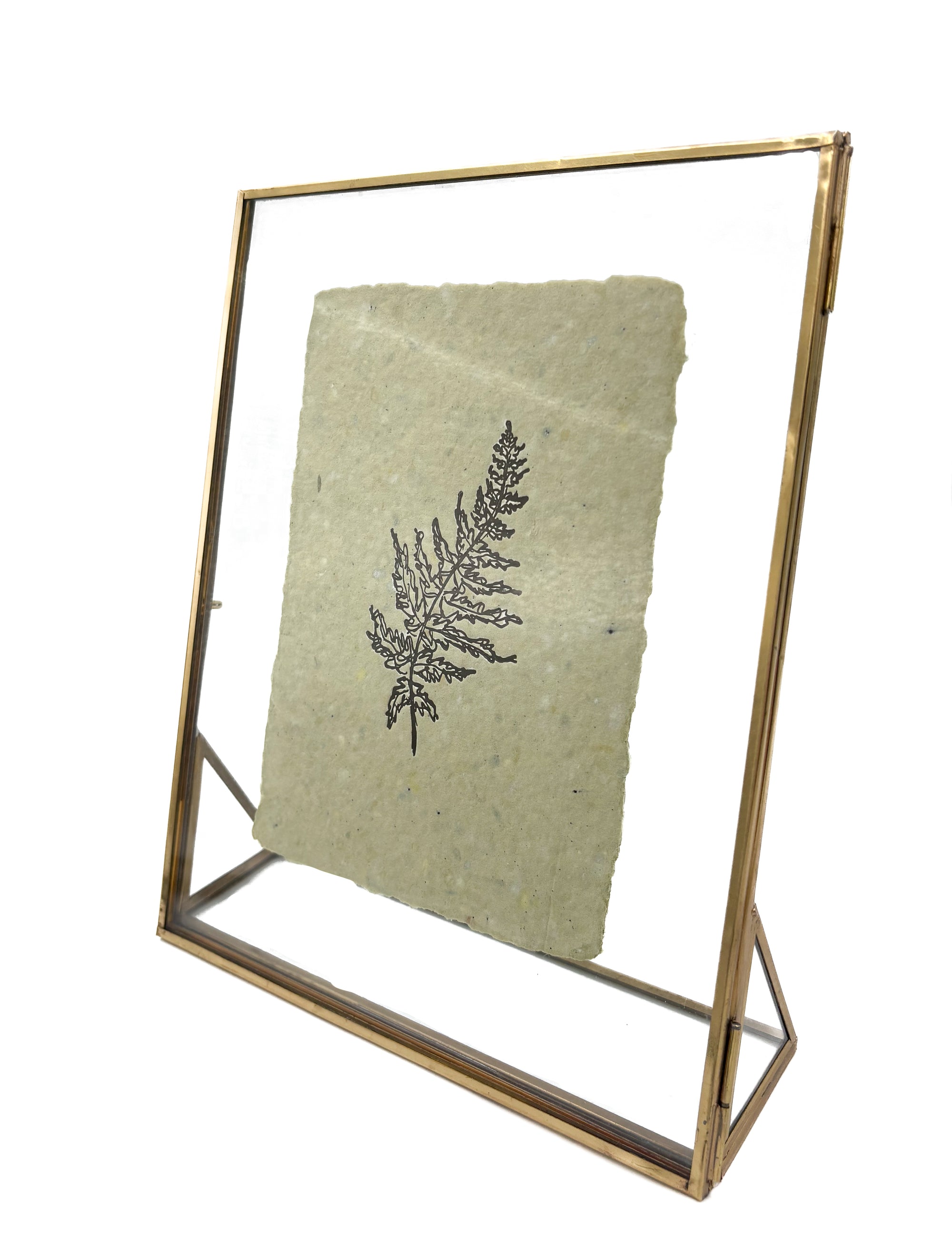 Glass Picture Frame - Table Top 8x10in (recommend for 5x7in art prints)