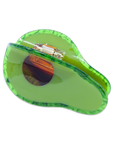 Midi Avocado Hair Claw Clip