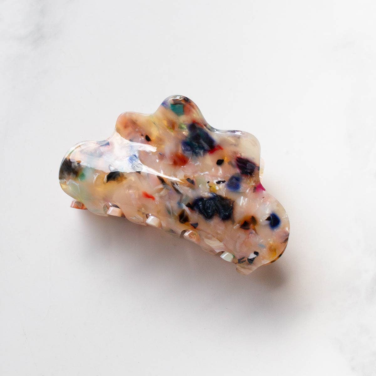 Eco Cloud Hair Claw Clip: Pink Clouds