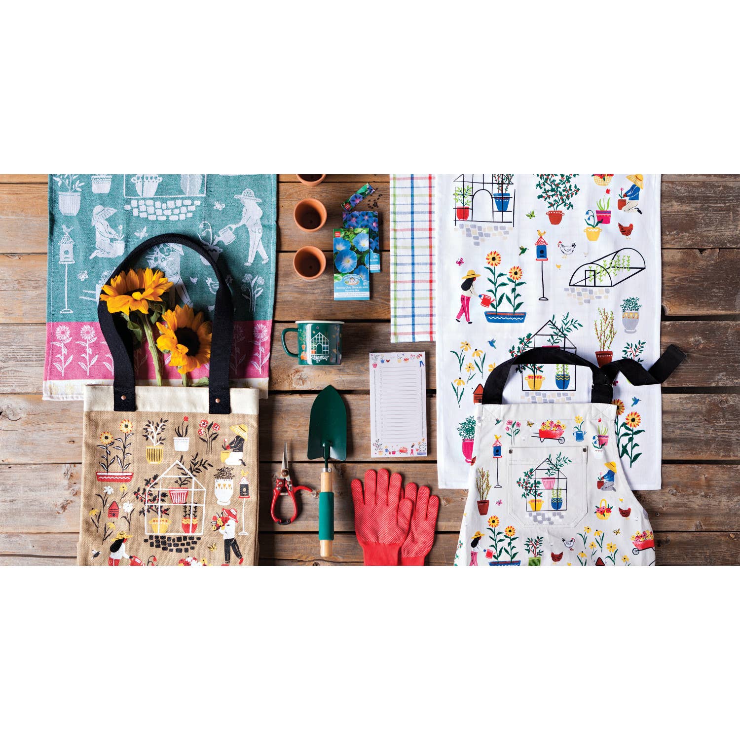 Green Thumb Jacquard Dishtowel