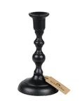 Cast Iron Handmade Taper Candle Holders - 7"