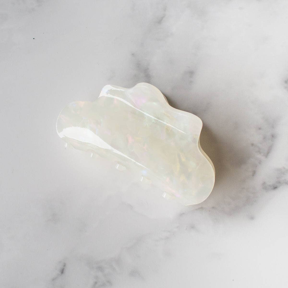 Eco Cloud Hair Claw Clip: Pink Clouds