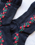 Floral Mesh casual socks: Beige