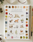 Woodland watercolor workbook