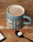 Danica Studio Collage Imprint Stoneware Mugs - 12 oz