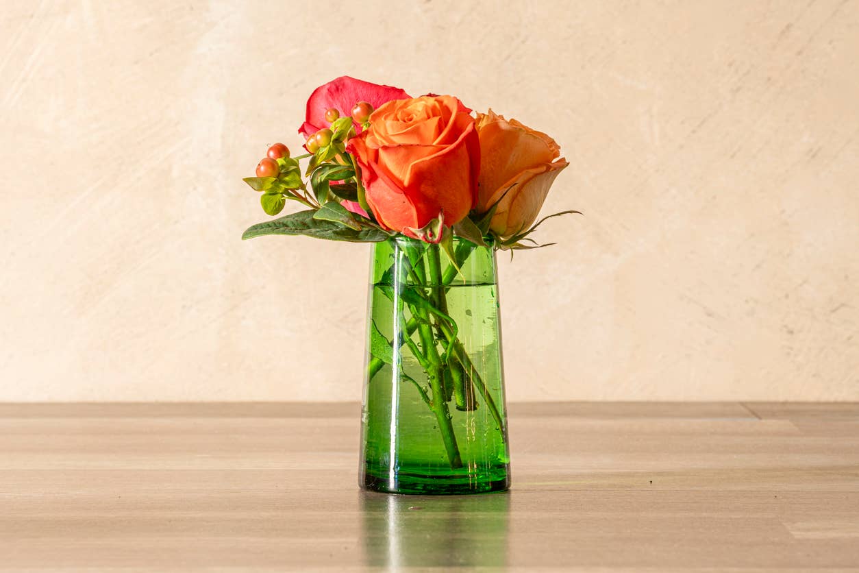 Handblown Moroccan Cone Glass