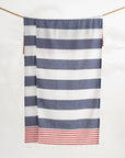 Light Weight 100% Cotton Beach Towels - Orange/Pink