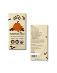 Mini Pumpkin Loaf front and back labels with pumpkin graphic and ingredient text