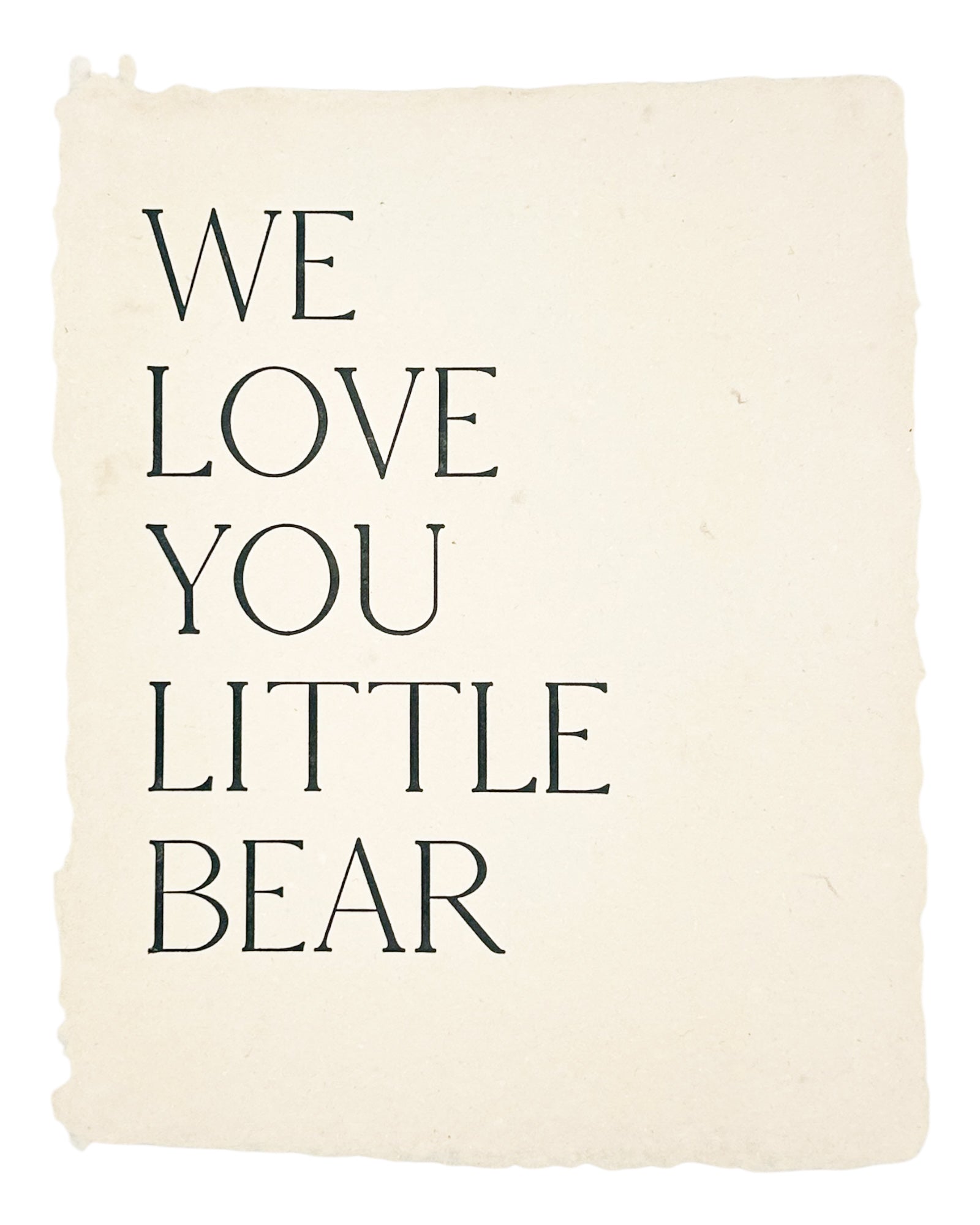 little bear art print