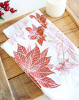 Poinsettia Tea Towel