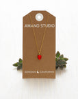 Summer Strawberry Necklace