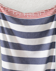 Light Weight 100% Cotton Beach Towels - Orange/Pink