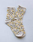 Love Floral Casual Socks: Pink