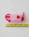 Eco My Sweet Heart Cowboy Boots Hair Claw Clip: Mint Caramel