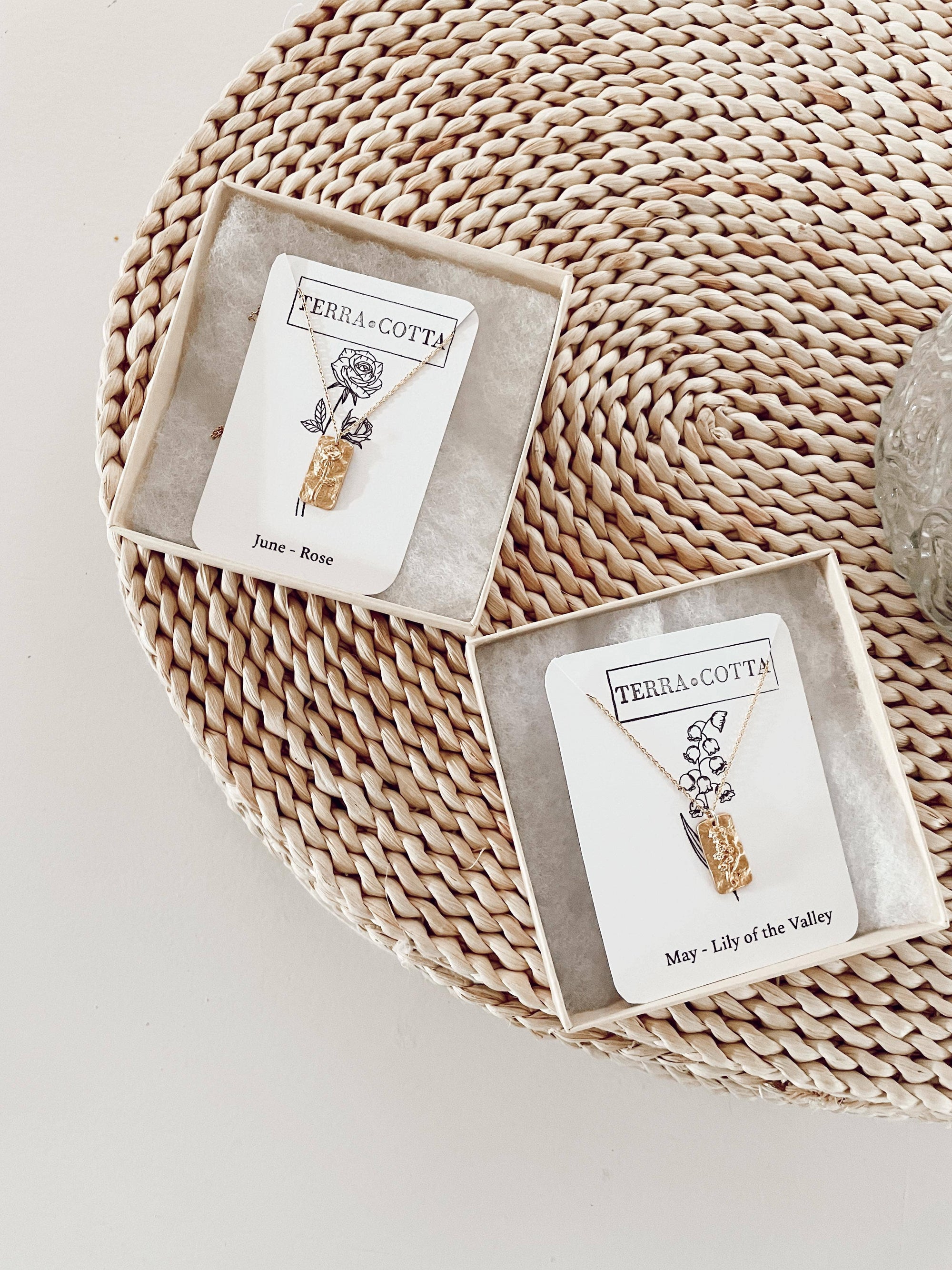 Birth Month Flower Necklace
