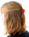 Mini Strawberry Hair Claw Clip