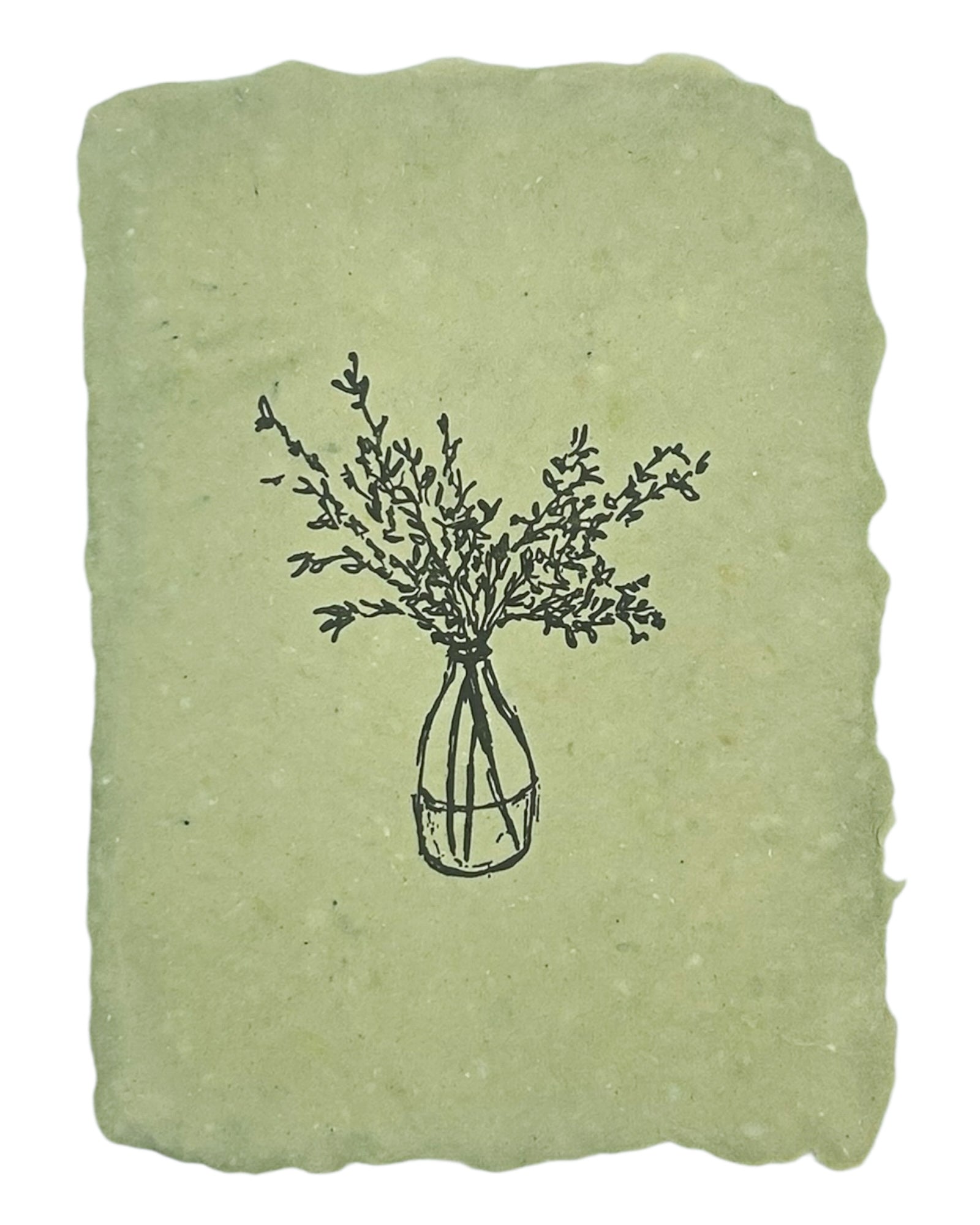 vase with olive branches art print