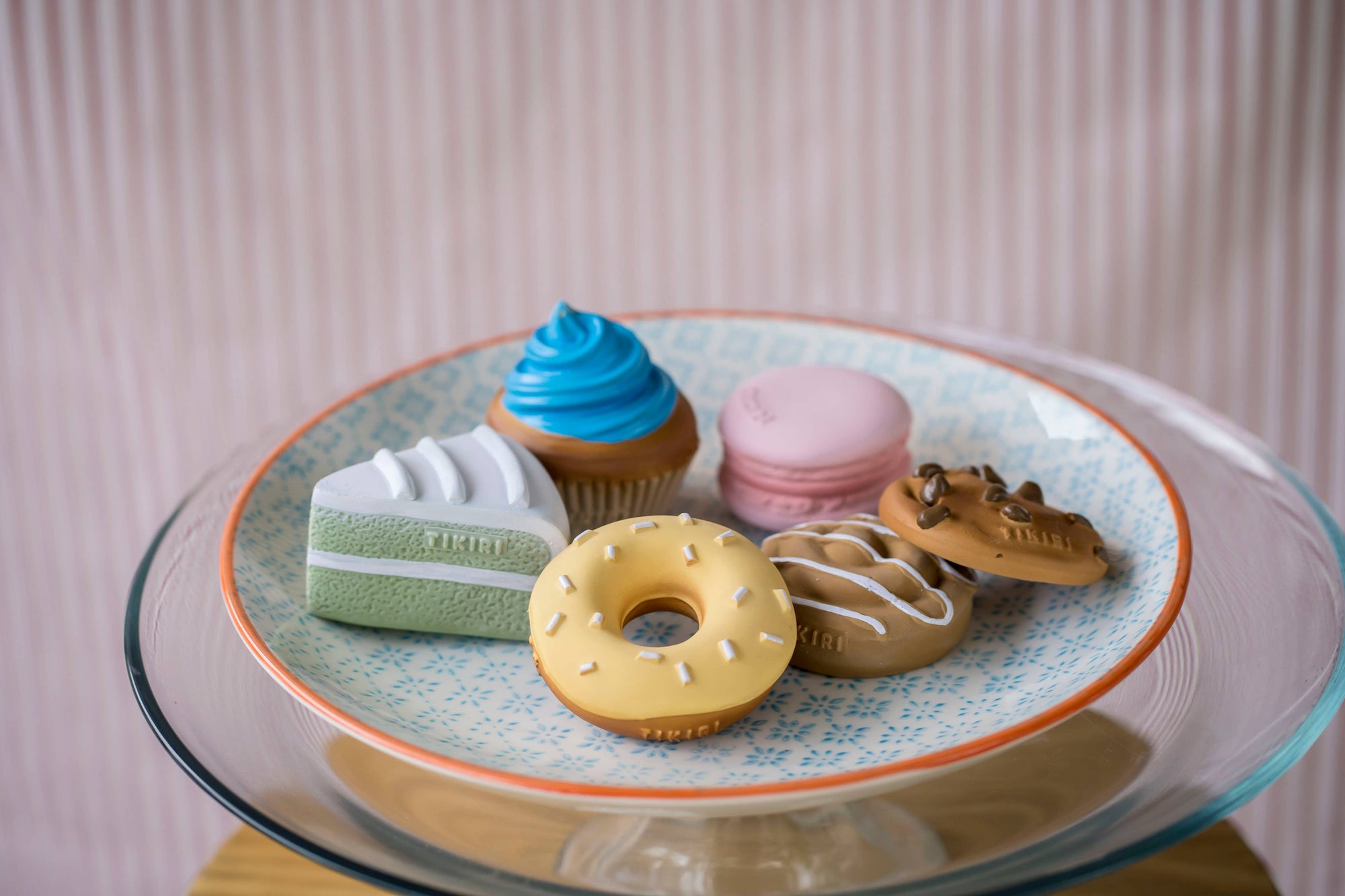 Donut Natural Rubber Teether and Rattle