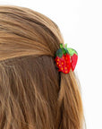 Mini Strawberry Hair Claw Clip