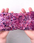 Naturally Dyed Silk Eye Pillow with Organic Filling: Multicolor Speckes
