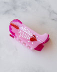 Eco My Sweet Heart Cowboy Boots Hair Claw Clip: Mint Caramel