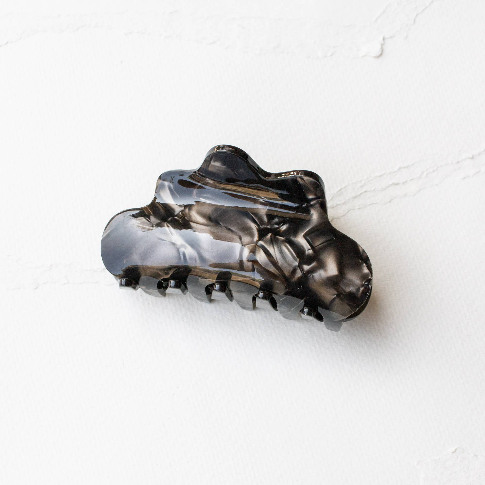 Eco Cloud Hair Claw Clip: Rainbow Cookie