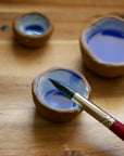 Hybrid Paint Brush Rest and Mixing Dish -Handmade Art Supply