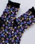 Love Floral Casual Socks: Pink