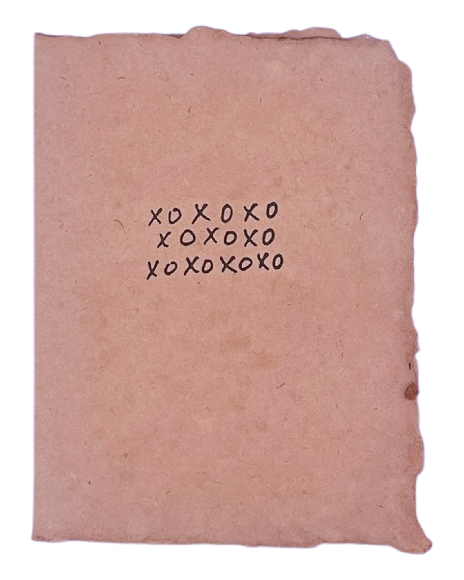 “xoxoxo” x3 handwriting card