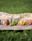 Grasshopper Natural Rubber Teether, Rattle & Bath Toy