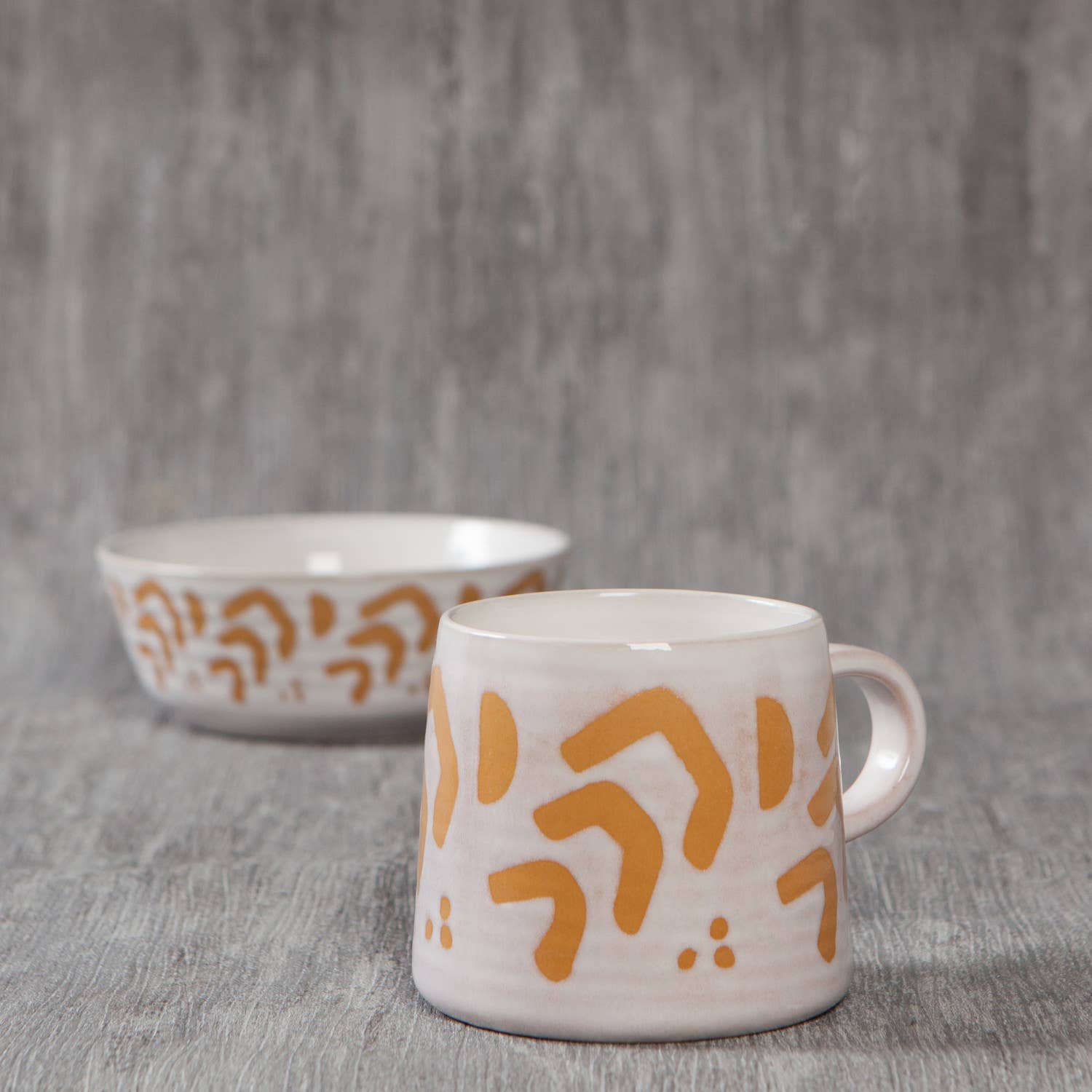 Echo Imprint Stoneware Mug
