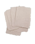Blush 3.75x5.25 Handmade Paper with Custom Letterpress