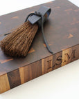 Nesting Broom Set: Black Leather