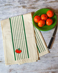 Tomato Harvest - Flour Sack Furoshiki Towel