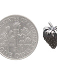 Sterling Silver Strawberry Post Earrings