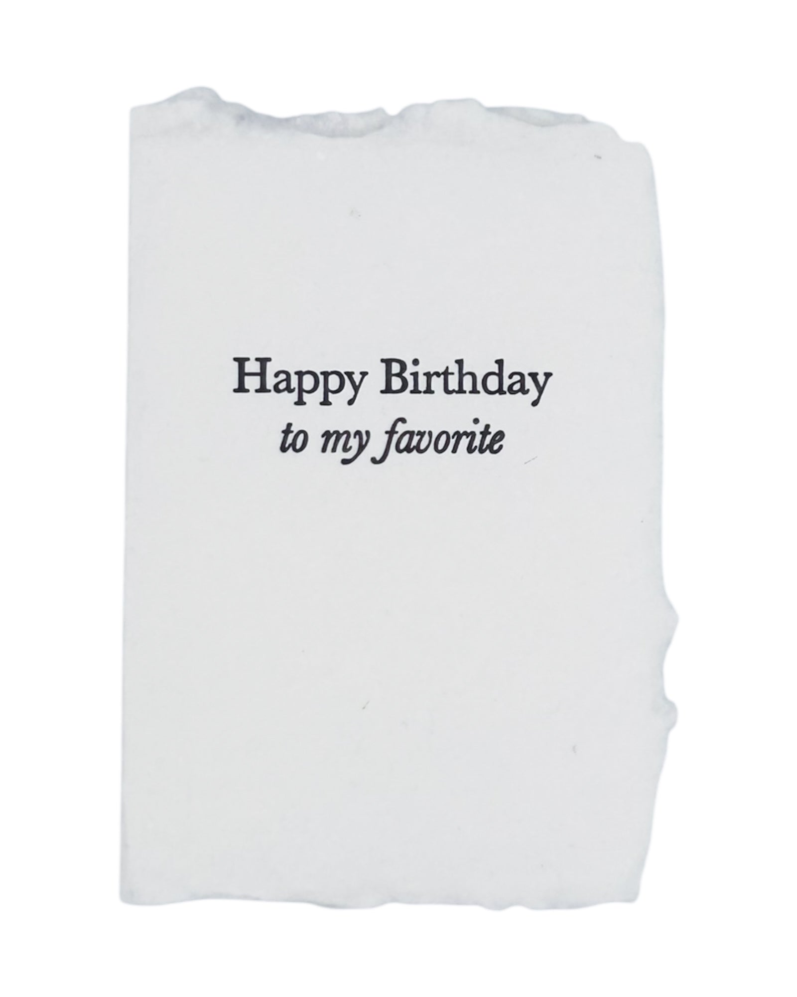 happy birthday to my favorite card