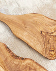 Italian Olivewood Charcuterie and Cheese Paddle Board: Small (9-11'')