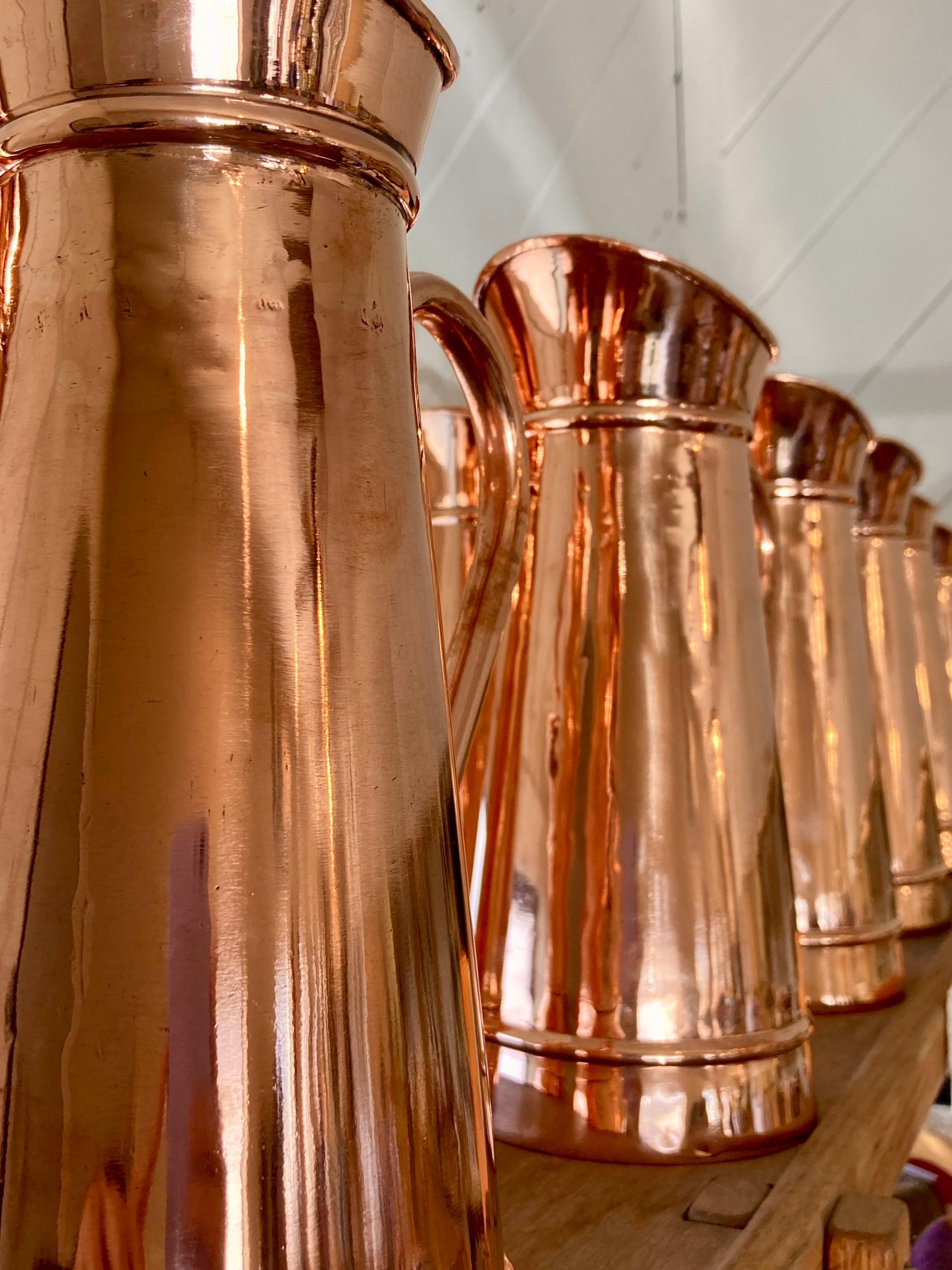 Hand Forged Copper Pitcher