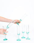 Handblown Champagne Flute