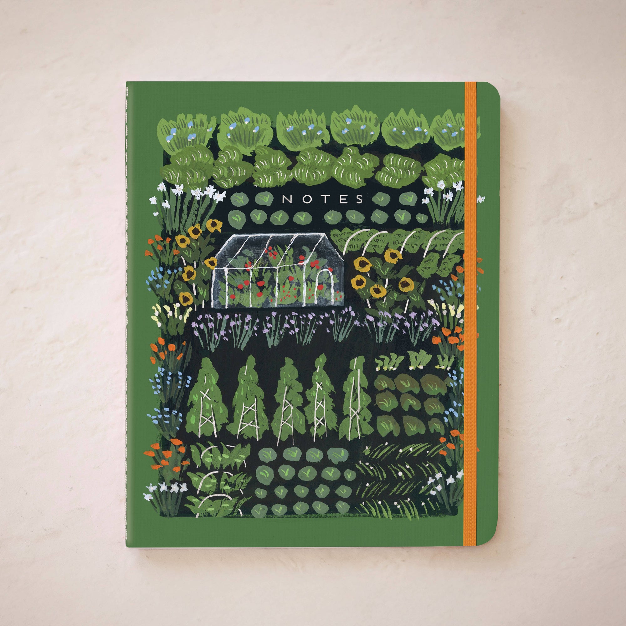 Garden Greenhouse Seedlings Sewn Trio Notebook Set