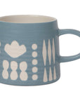 Danica Studio Collage Imprint Stoneware Mugs - 12 oz