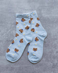 Fruit Casual Socks: Lilac