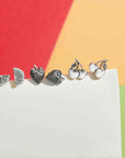 Sterling Silver Strawberry Post Earrings