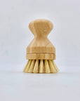 Bamboo Soft Bristle Pot Scrubber With replaceable head
