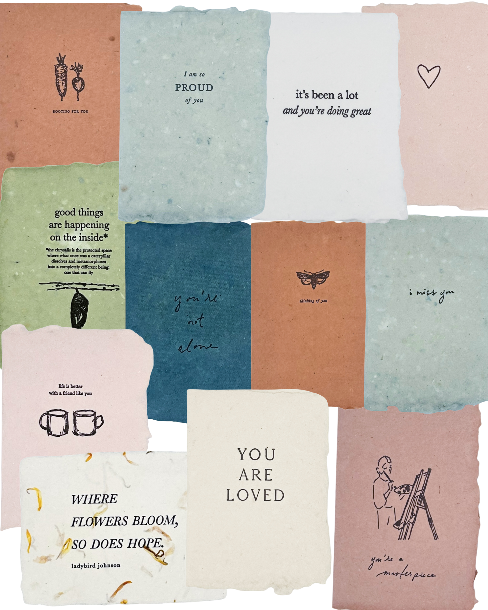 Encouragement Cards Wooden Box Bundle I