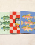 Three Fish Seedlings Sewn Trio Notebook Set
