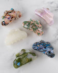 Eco Cloud Hair Claw Clip: Pink Clouds